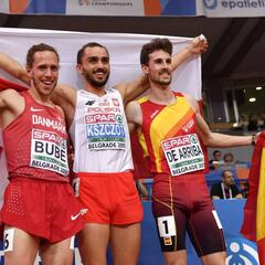 De Arriba alcanza la tercera medalla: bronce en 800 metros