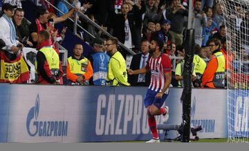 Diego Costa celebrates his opener.