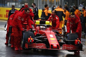 El Ferrari SF1000 de Vettel, en Turquía.