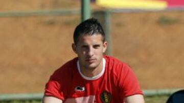 EN BICICLETA. Mirallas, en la concentración de Bélgica.