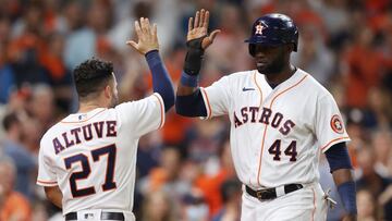 El pelotero cubano se luci&oacute; con un sencillo, dos dobles, un triple y una carrera impulsada para que el equipo los Astros vencieran a los Red Sox.