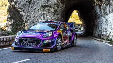 Sebastien Loeb durante el Rally de Montecarlo.