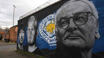 Ranieri ha entrado en el muro de los ídolos del Leicester