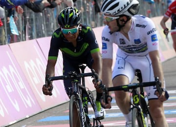 A dos etapas del final, Nairo se viste de rosa en el Giro de Italia