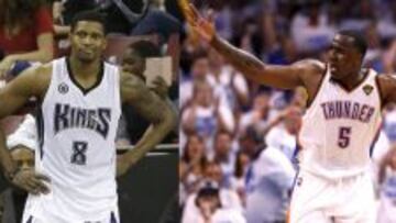 Rudy Gay y kendrikc Perkins no son muy amigos.