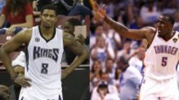 Rudy Gay y kendrikc Perkins no son muy amigos.