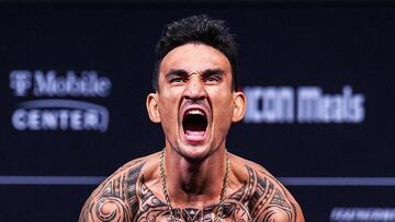 El excampe¨®n del peso pluma Max Holloway.