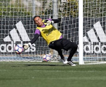 James entrena pensando en el partido del Real vs. Las Palmas