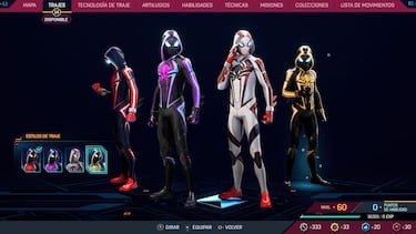 Trajes de Marvel's Spider-Man 2