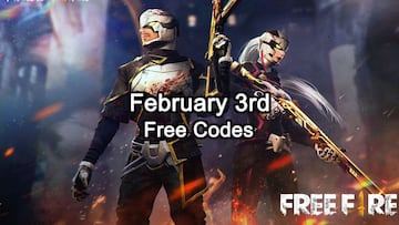 Garena Free Fire redeem codes for February 3, 2022; all rewards for free