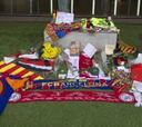 El improvisado homenaje de la afición culé a Johan Cruyff