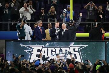 Así celebraron los Philadelphia Eagles su primer Vince Lombardi