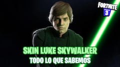 Luke Skywalker llegará a Fortnite Temporada 3 como skin y NPC