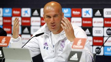 Zidane: 'We have three finals in La Liga and one in the Champions League'