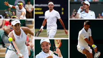 ‘Lunes loco’ en Wimbledon con Nadal, Djokovic, Bautista...