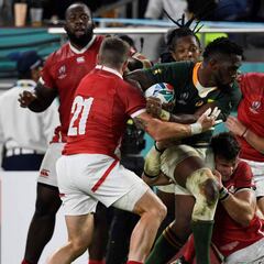 Sudáfrica ya espera rival para cuartos tras atropellar a Canadá