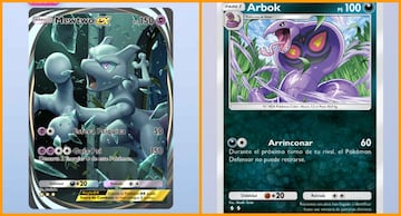 Pokémon TCG Pocket carta ataque Mewtwo