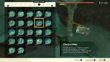 the legend of zelda tears of the kingdom nintendo switch guia artilugios zonnan cuantos hay que hace cada uno