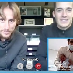 El grandísimo detalle navideño de Modric, Lucas, Rudy y Abalde