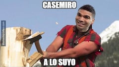 Casemiro protagonista de los memes del Clásico