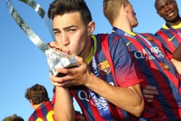 El Barcelona se proclamó primer campeón de la Champions League juvenil al imponerse al Benfica por 0-3, en partido disputado en Nyon.