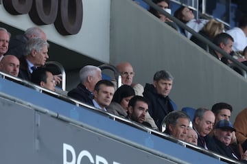 Luis de la Fuente, el pasado da 16, en el palco del RCDE Stadium.