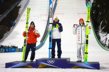 La familia voladora de los Prevc ya tiene tres campeones olímpicos