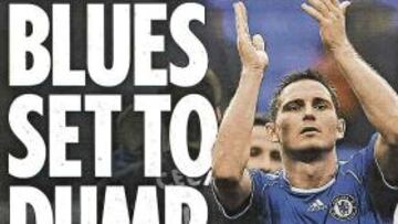 <b>NOTICIA EN INGLATERRA. </b>Esta fue la portada de ayer en la que el Daily Mirror habla de Lampard.