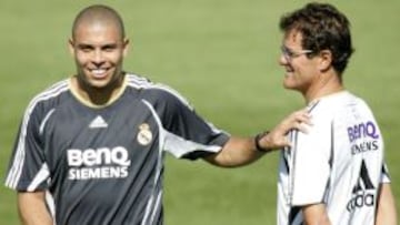Capello: "Ronaldo llegó con 96 kilos; era un líder negativo"