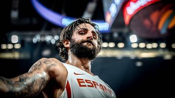 Ricky Rubio, durante el partido de octavos ante Turqu&iacute;a del Eurobasket 2017.