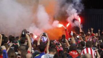 Un cámara de Antena 3 resultó herido en la quedada atlética.