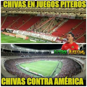 Chivas se llevó el Clásico y América no se salva de los memes