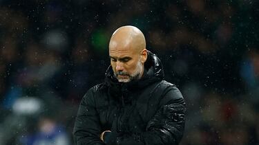 A Guardiola el invento no le funcionó