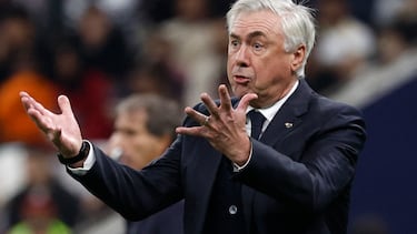 Ancelotti, entrenador del Real Madrid.