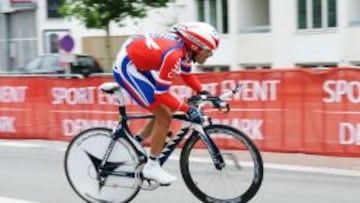 Carlos Oyarz&uacute;n iba a competir este mi&eacute;rcoles en el ciclismo ruta. 