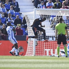 El juego aéreo en defensa, lastre del Leganés en Butarque