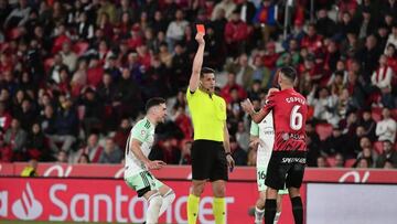 Copete expulsado ante Osasuna