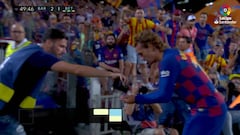 La preparada celebración de Griezmann en su segundo gol