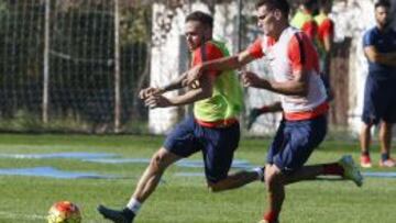 Entrenamiento del Levante.
