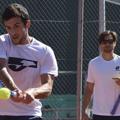 'Coach' David Ferrer ya ejerce de entrenador con Javier Barranco