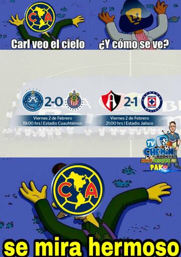 Los 18 memes que se burlan de Cruz Azul por su derrota ante Atlas