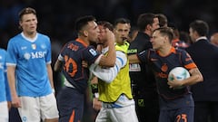 El Nápoles es líder y Lautaro y Conte tienen que ser separados