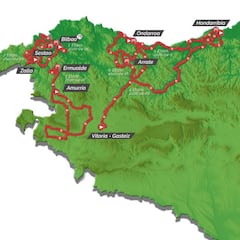 Una jornada con 8 puertos y final en Arrate decidirá la Vuelta al País Vasco