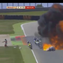 Una explosión crea una gran bola de fuego en MotorLand