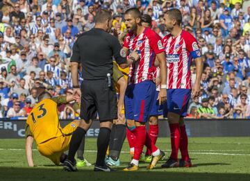 Brighton-Atlético de Madrid, en imágenes