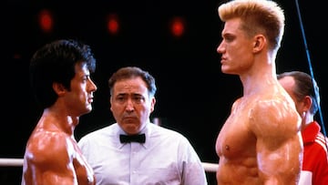 Sylvester Stallone Rocky IV Dolph Lundgren