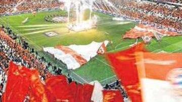 <b>EL CAMPO MÁS MODERNO. </b>El Allianz Arena está considerado como el estadio más moderno de Europa.