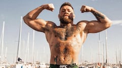 La sorprendente transformación física de McGregor en siete años