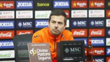 Nico Estévez, en rueda de prensa.