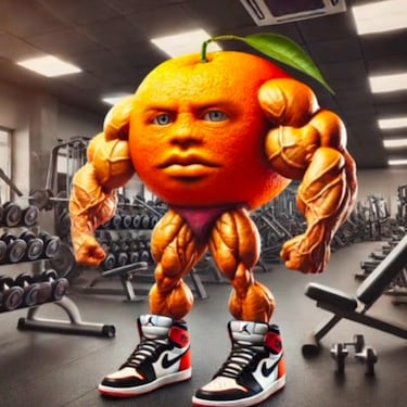 Parece estar relacionado con Tung Tung Tung Sahur, otro personaje viral que se asocia con el mes de Ramadán y los sonidos tradicionales de los tambores bedug. Es una naranja antropomórfica con una musculatura digna de un culturista.